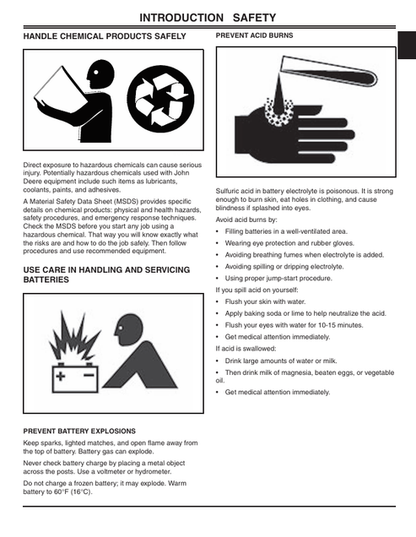 John Deere 1330SE 1332PE 1338PE Snow Thrower Repair Manual