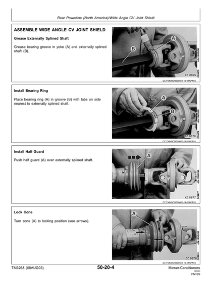 John Deere 1350 1360 1460 1470 Technical Service Repair Manual PDF