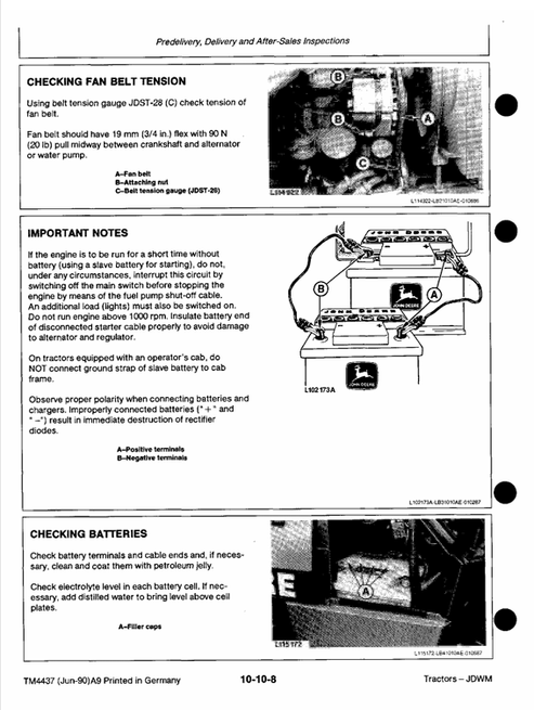 John Deere 1350 1550 1750 1850 1950N Repair Manual TM4437