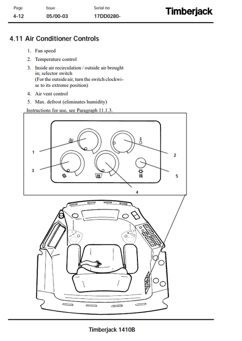 John Deere 1410B Forwarder Manual F060393 – PDF Download
