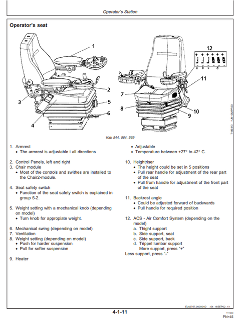John Deere 1410D Forwarder Operation And Maintenance Manual