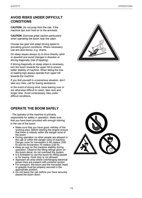 John Deere 1470G Harvester Operating Manual F690030 PDF