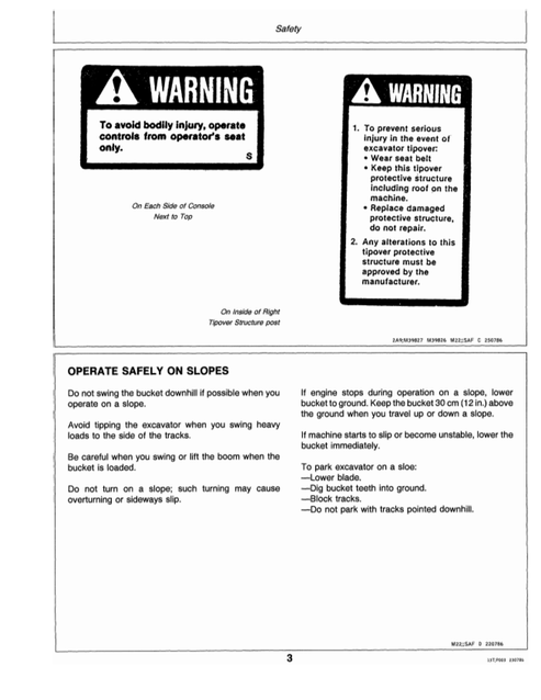 John Deere 15 Excavator Manual PDF OMT83598
