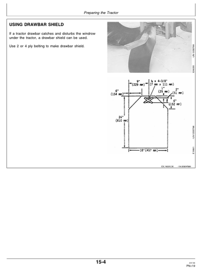 John Deere 1600A Agricultural Mower Operator Manual OME83188 PDF