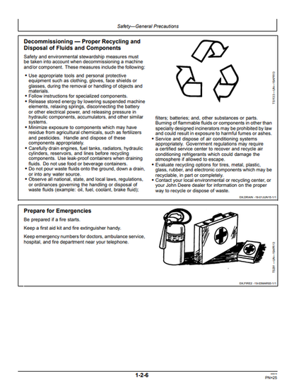 John Deere 160DLC Excavator Engine Operator Manual OMT226911 PDF