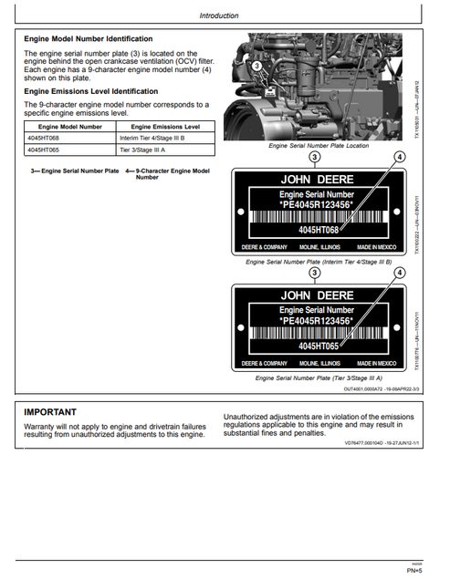 John Deere 160GLC 180GLC Excavator Operation Manual PDF