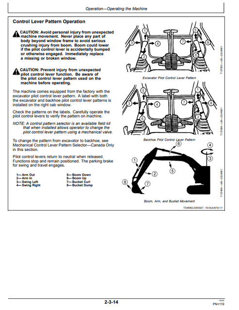 John Deere 160 P Excavator Operating Instructions Manual PDF