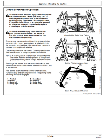 John Deere 160 P Excavator Operating Instructions Manual PDF