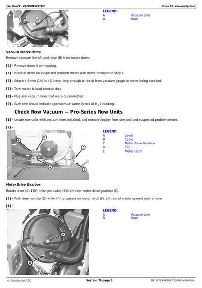 John Deere 1750 1780 Planter Service Repair Manual TM124719