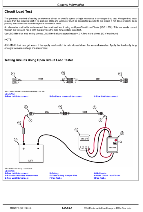 John Deere 1795 Planter Diagnostic & Test Technical Manual TM145119