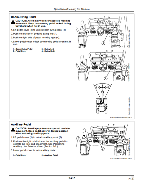 John Deere 17D Excavator Manual PDF OMT228734