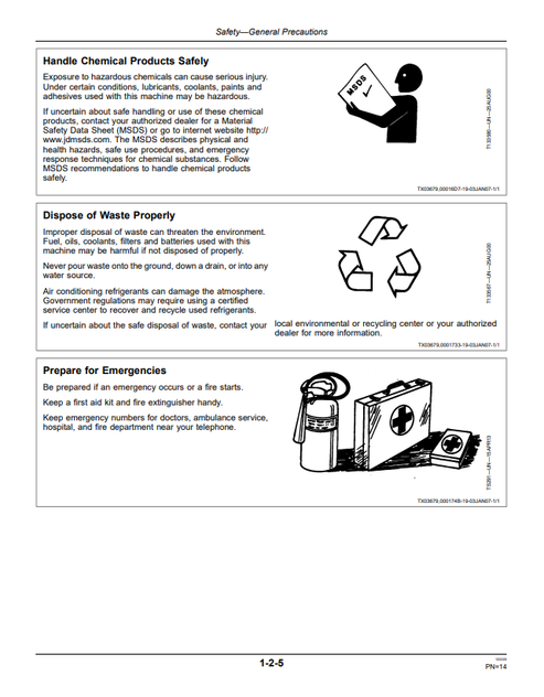 John Deere 17D Excavator Operation & Maintenance Manual PDF