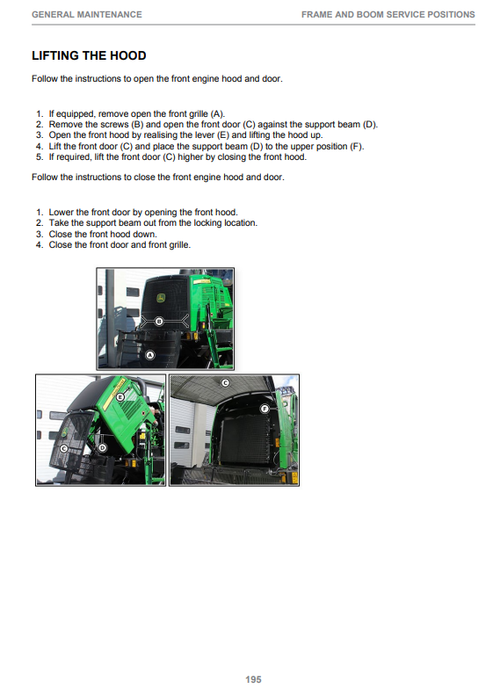 John Deere 1910G Final Tier 4 Forestry Machine Manual PDF