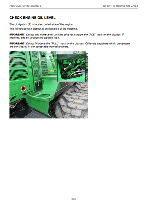 John Deere 1910G Final Tier 4 Operating Instruction Manual PDF