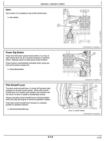 John Deere 200C 230C 270C LC Hydraulic Excavator Manual PDF
