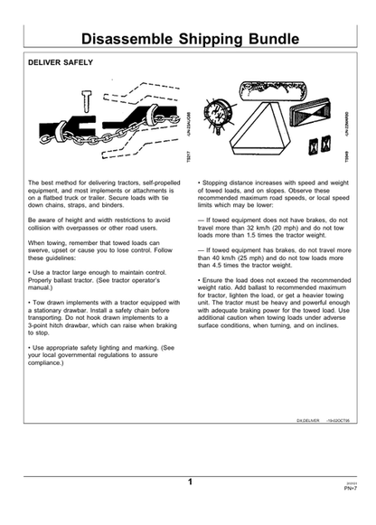 John Deere 20 Bale Accumulator Setup & Inspection Manual