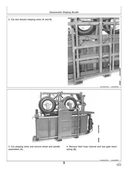 John Deere 20 Round Bale Accumulator Pre-Delivery Manual PDF
