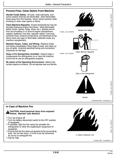John Deere 210 P Excavator Operating Instructions Manual PDF
