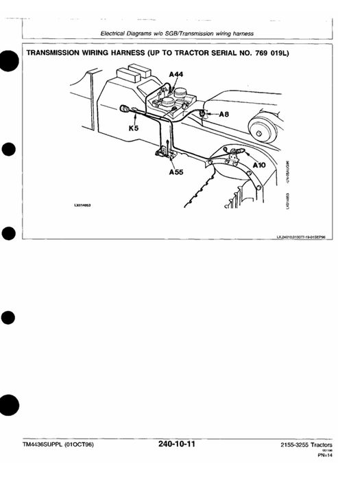 John Deere 2155 3255 Tractor Service & Technical Manual PDF
