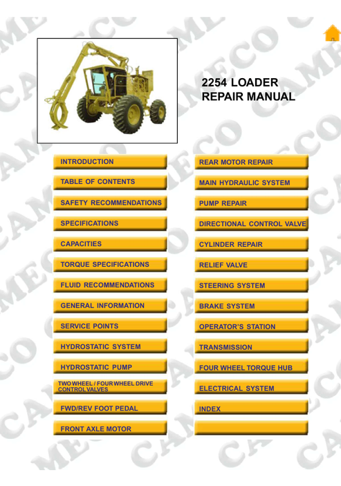 John Deere 2254 Loader Repair Manual PDF
