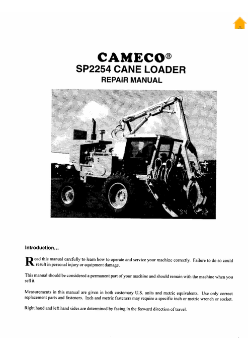 John Deere 2254 Loader Service & Repair Manual