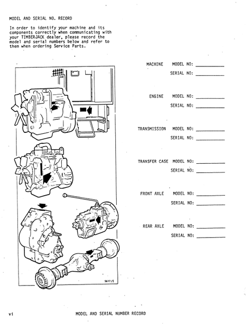 John Deere 230 Forwarder Manual AA5258 Download PDF