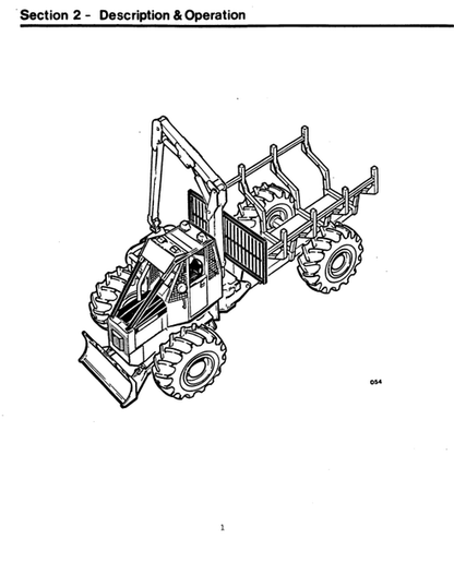 John Deere 230 Forwarder Operator Guide 8043110