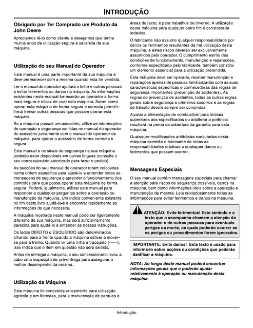 John Deere 2320 Compact Utility Tractor Operation Manual