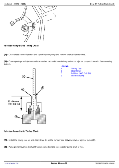John Deere 2320 Utility Tractor Repair & Maintenance Manual TM2388