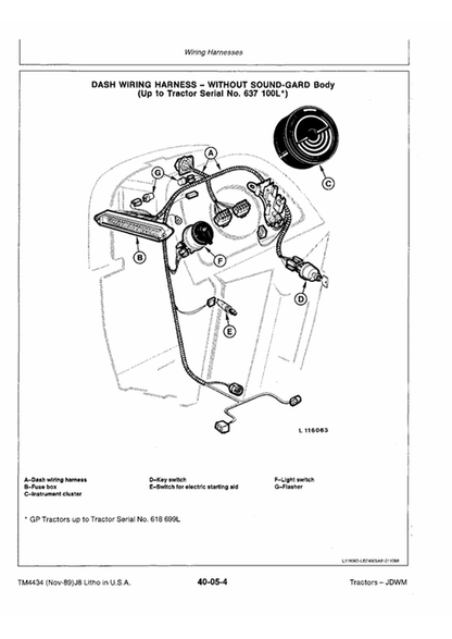 John Deere 2355-2855N Tractor Repair & Service Manual TM4434 PDF