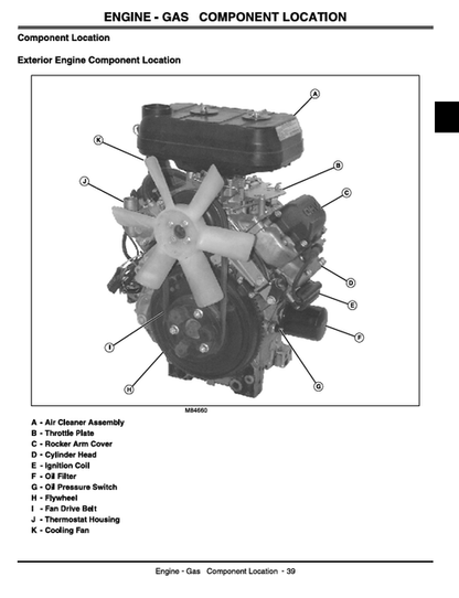 John Deere 2500 2500A 2500E Greens Mower Service & Repair Manual