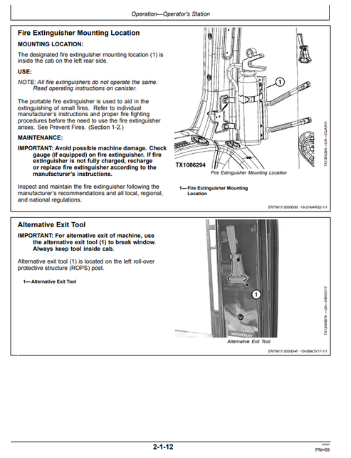 John Deere 250GLC Excavator Operation Manual OMT338170X19
