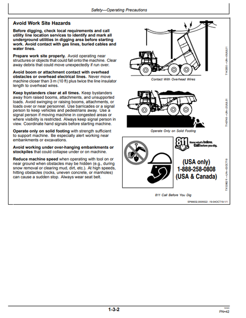 John Deere 260E 310E ADT Operator & Maintenance Manual