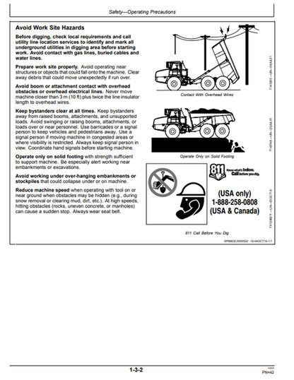 John Deere 260E 310E ADT Operator & Maintenance Manual