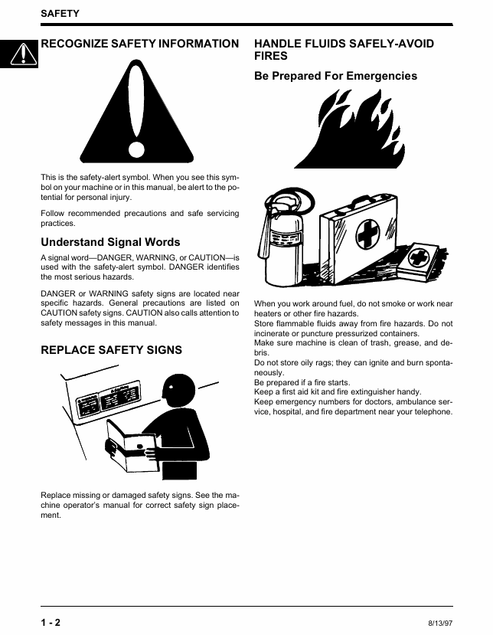 John Deere 2653A Diesel Utility Mower Manual TM1554 – PDF