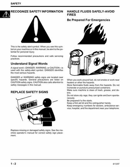 John Deere 2653A Diesel Utility Mower Manual TM1554 – PDF