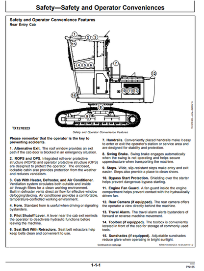 John Deere 2654G & 2654GLC Forestry Excavator Guide