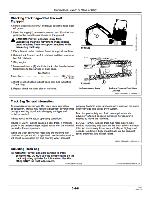 John Deere 27D Excavator Manual PDF OMT223334