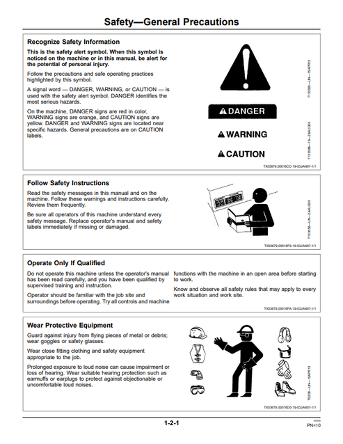 John Deere 27D Excavator Operation & Maintenance Manual PDF