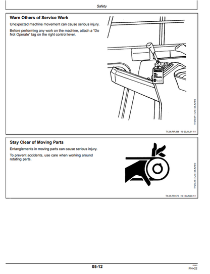 John Deere 27ZTS 35ZTS Excavator Operating Manual OMT185901