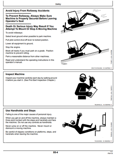 John Deere 27ZTS & 35ZTS Excavator Operator Guide PDF