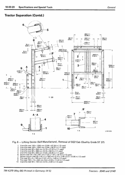 John Deere 3040 3140 Tractor Repair Manual TM4379 PDF