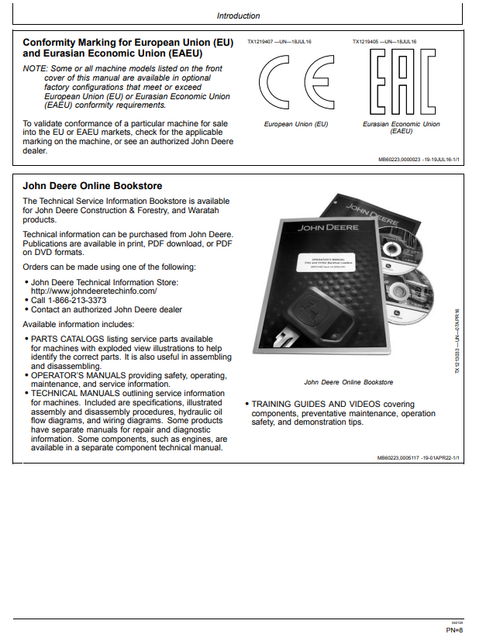 John Deere 30G Excavator Operation Manual PDF