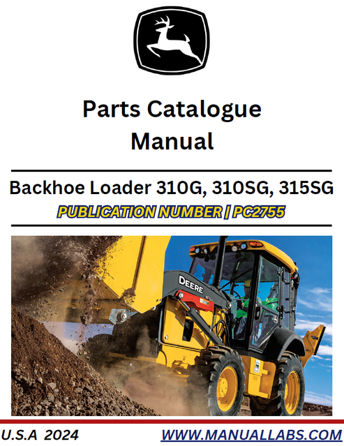 John Deere 310G 310SG 315SG Parts Catalogue PC2755 PDF