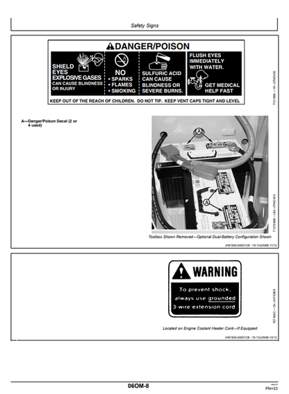 John Deere 310G Backhoe Loader Technical Operator Manual