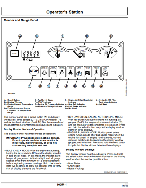 John Deere 310SG & 315SG Backhoe Operator Manual OMT166699