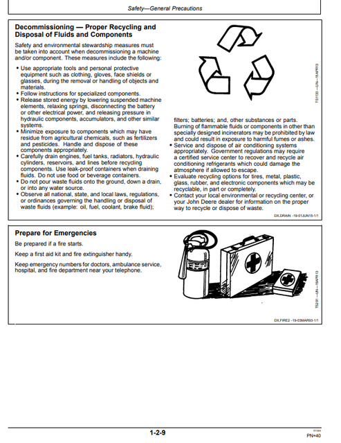 John Deere 310SL Backhoe Loader Operation & Maintenance Manual PDF