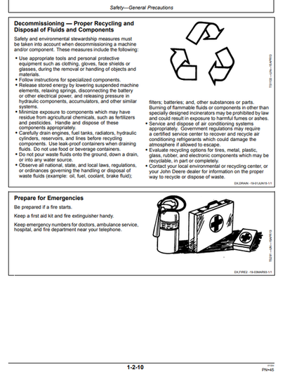 John Deere 310SL Backhoe Loader Technical Operator Manual