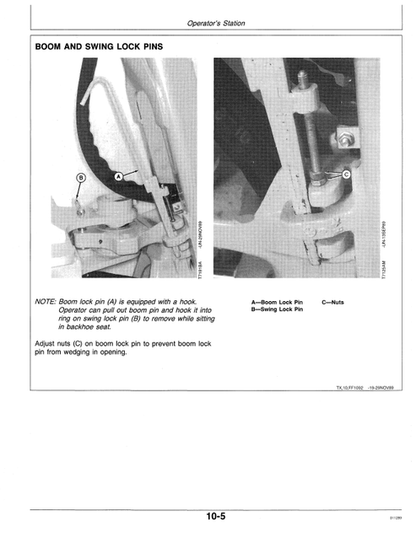 John Deere 315C Sideshift Backhoe Loader Technical Operator Manual