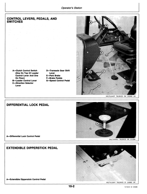 John Deere 315C Sideshift Backhoe Loader Technical Operator Manual